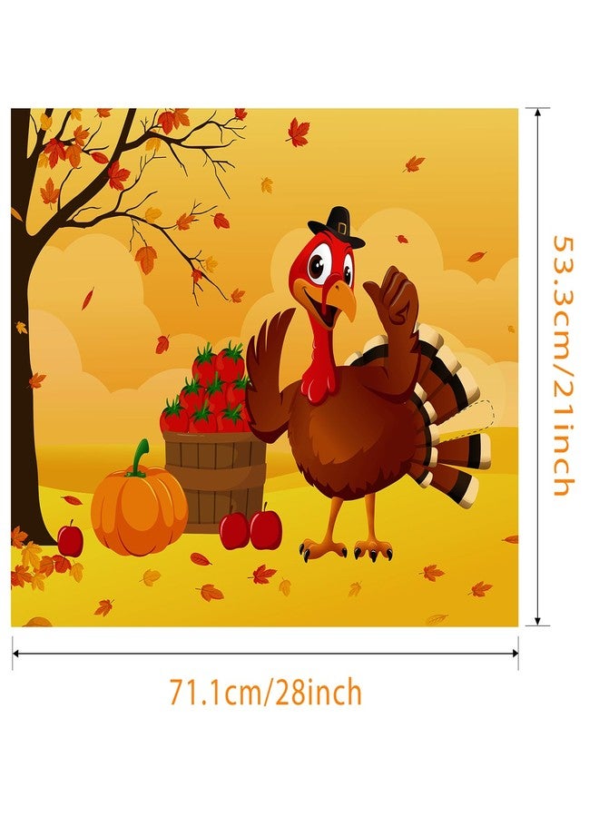 Morcheiong Pin The Tail on The Turkey Thanksgiving Game with 48 Tails, Thanksgiving Party Favors Activities Supplies Decorations for Kids - Image 2